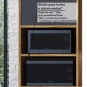 Ver imagem 7 de Cozinha Completa Modulada 100% MDF 7 Peças 14 Portas 6 Gavetas e Vidro 429cm Vicenza Espresso Móveis Cinza/Amêndoa/Chumbo