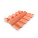 Ver imagem 2 de Cumeeira Central Pvc Colonial 88cm Lux Telhas