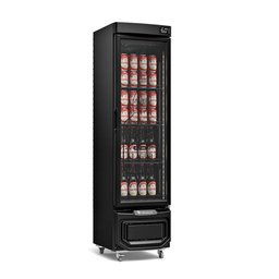 Visa Cooler Expositor Cervejeiro 228L Porta Vidro Duplo Antiembaçante GRB-23EV GW Preta 220V - 1