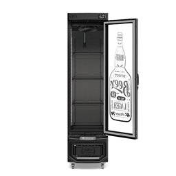 Visa Cooler Expositor Cervejeiro 228L Porta Vidro Duplo Antiembaçante GRB-23EV GW Preta 220V - 6