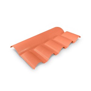 Cumeeira Articulada PVC Colonial 88cm Lux Telhas