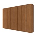 Ver imagem 2 de Guarda-Roupa Planejado 4 Peças 8 Portas Arani CabeCasa MadeiraOriginals Marrom/Cinamomo