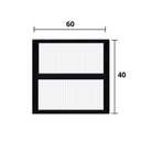 Ver imagem 2 de Janela de Alumínio Basculante 40x60cm Hale Esquadrias