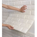 Ver imagem 1 de Revestimento Adesivo Para Parede 3d Branco 70x77cm Tijolo