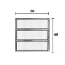 Ver imagem 2 de Janela de Alumínio Basculante 60x60cm Hale Esquadrias