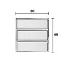 Ver imagem 2 de Janela de Alumínio Basculante 60x80cm Hale Esquadrias