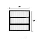 Ver imagem 2 de Janela de Alumínio Basculante 60x80cm Hale Esquadrias