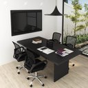 Ver imagem 4 de Painel para Escritório 90x136cm Tv até 32'' Pa2915 Preto