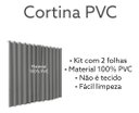 Ver imagem 4 de Cortina Blecaute Corta a Luz Quarto Sala 280x250 Blackout - Cinza