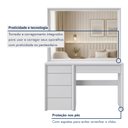 Ver imagem 5 de Penteadeira 5 Gavetas Prime 100% MDF com Espelho