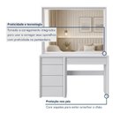 Ver imagem 6 de Penteadeira 5 Gavetas Prime 100% MDF com Espelho