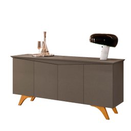 Buffet para Sala de Jantar 4 Portas Tampo Chanfrado Austria:Platinum - 1