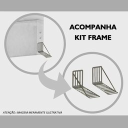 Cabeceira com Base Cama Box Baú Casal 138x188cm Hit ID5 Corano Bege/Couríssimo Camel - Mpozenato - 6