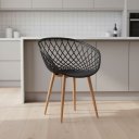 Ver imagem 1 de Cadeira Minimalista Base em Aço Monaco Fratini