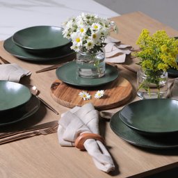 Conjunto de Pratos de Sobremesa 06 Peças Orgânico Arauco Porto Brasil Conj Pratos Sobremesa Orgânico - 5