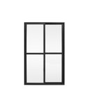 Ver imagem 1 de Porta de Alumínio 150x210cm 2 Folhas Hale Esquadrias