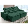 SOFÁ MONACO RETRATIL E RECLINAVEL 2,52 MTS SUEDE VERDE SD ESTOFADOS - 2