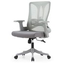 Ver imagem 1 de Cadeira Escritório Nr-17 Giratória Diretor Blm768d Blume Tela Mesh Cinza Base Rodizio Nylon