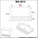 Ver imagem 6 de Gabinete Suspenso para Banheiro BN3613 