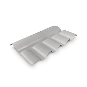 Cumeeira Articulada PVC Colonial 88cm Lux Telhas