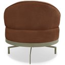 Ver imagem 7 de Poltrona Giratoria Glamour 704 Organica Linho Boucle 3303 Ezz
