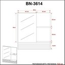 Ver imagem 6 de Espelheira para Banheiro BN3614