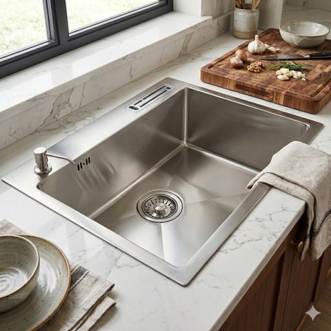 Cuba Cozinha 60x46x20cm Inox 304 Artizan