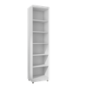 Ver imagem 4 de Armário Multiuso 2 Portas Sabrina 60cm Organizador MDP Amêndoa/Branco Lavanderia Quarto Cozinha