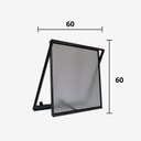 Ver imagem 2 de Janela de Alumínio Maxim Ar 60x60cm Hale Esquadrias Preto