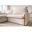 Ver imagem 2 de Sofá-Cama 3 Lugares Retrátil e Reclinável 200m  Miliano Conforto Premium