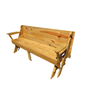 Banco de Jardim que Vira Mesa de Churrasco 1,8 Metros sem Verniz - 5