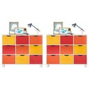 Ver imagem 1 de 2 Nichos Organizadores 9 Gavetas Toys Branco