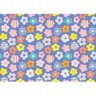 Tapete Infantil Emborrachado Antiderrapante Divertido 95cmx130cm Flowers - 2