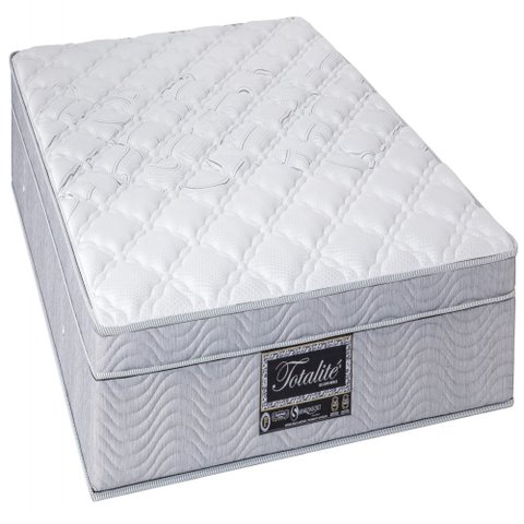 Colchão Queen Sankonfort Totalite Com Mola Superlastic 