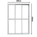 Ver imagem 4 de Porta de Alumínio Correr 210x200cm 3 Folhas Atlântica