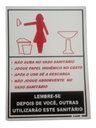 Ver imagem 2 de Placas Sinalizadoras Indicativas Banheiro Sanitário Kit