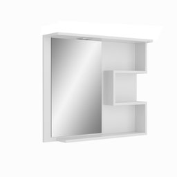 Armário para Banheiro com Espelho e Luminária LED 68cm Veneza  - 3