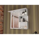 Ver imagem 1 de Armário para Banheiro com Espelho e Luminária LED 68cm Veneza 