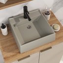 Ver mais imagens de Conjunto C/ Cuba Aqua 56,7cm Estilare Cnj4005 Nude/carvalho