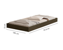 Ver imagem 3 de Cama de Solteiro Tamires com 2 Gavetas Bau Cama Auxiliar + 2 Colchão D20
