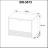 Gabinete Suspenso para Banheiro Bn3613 - 6