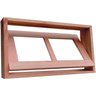 Janela Basculante Vitrô 30x60x14 Cm para Dois Vidros Eucalipto Neonx - 1