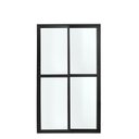 Ver imagem 1 de Porta de Alumínio Correr 210x120cm 2 Folhas Atlântica