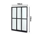 Ver imagem 4 de Porta de Alumínio Correr 210x150cm 3 Folhas Vidro Liso Atlântica