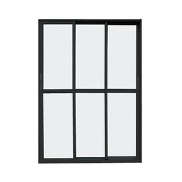 Porta de Alumínio Correr 210x200cm 3 Folhas Vidro Liso Atlântica - 2