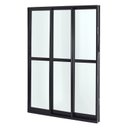 Ver imagem 1 de Porta de Alumínio Correr 210x200cm 3 Folhas Vidro Liso Atlântica