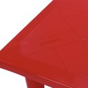 Ver imagem 3 de Mesa Tramontina Plástico Vermelha Desmontável 80,5x72cm Summa Sancho Polipropileno
