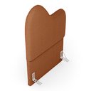 Ver imagem 7 de Cabeceira Orgânica Cama Box Solteiro Sea 90cm com Frame Bouclé Terracota - Desk Design