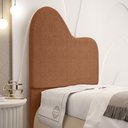 Ver imagem 2 de Cabeceira Orgânica Cama Box Solteiro Sea 90cm com Frame Bouclé Terracota - Desk Design