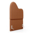 Ver imagem 1 de Cabeceira Orgânica Cama Box Solteiro Sea 90cm com Frame Bouclé Terracota - Desk Design